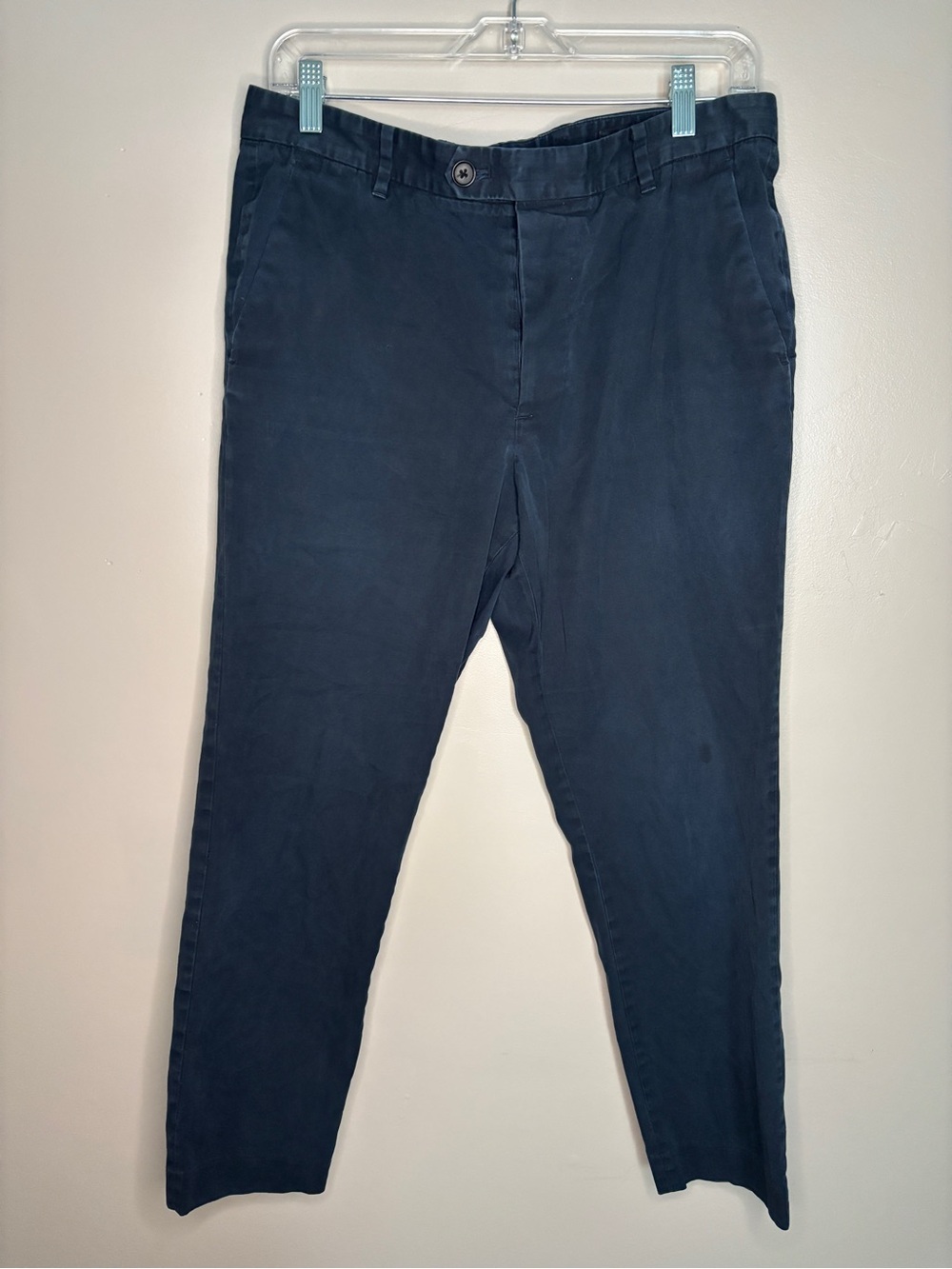 AllSaints Men's Dark Navy Chinos